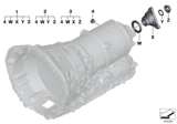 Diagram for BMW X5 Automatic Transmission Seal - 24207588897