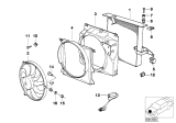 Diagram for BMW 328is Fan Blade - 64508364093