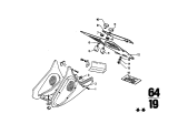 Diagram for BMW 2500 A/C Switch - 64511352037