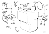 Diagram for 1986 BMW 635CSi Washer Pump - 61661367389