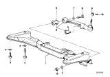 Diagram for BMW 320i Control Arm Bushing - 31121123037