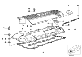 Diagram for 1991 BMW 325is Valve Cover Gasket - 11120034107