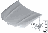 Diagram for BMW X4 Hood Lift Support - 51237397493