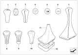 Diagram for BMW 325is Shift Knob - 25111434003