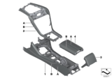 Diagram for 2019 BMW M850i xDrive Center Console Base - 51167994896