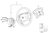 Diagram for BMW 325i Steering Wheel - 32341092040