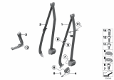 Diagram for 2012 BMW 528i xDrive Seat Belt - 72117241747