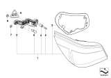 Diagram for 2009 BMW 535i xDrive Tail Light - 63217180515