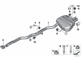 Diagram for 2012 BMW 528i Muffler - 18308624570