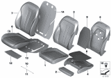 Diagram for 2016 BMW X6 Seat Heater Pad - 52107320375