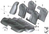 Diagram for BMW 650i xDrive Gran Coupe Seat Cushion Pad - 52207317904