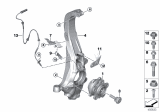 Diagram for 2019 BMW X5 Wheel Bearing - 31206864571