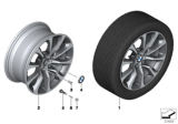 Diagram for BMW 640i Gran Coupe Alloy Wheels - 36116857666