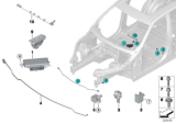 Diagram for BMW Alpina B7L xDrive Air Bag Sensor - 65779224177