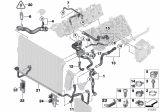 Diagram for BMW 550i GT Radiator Hose - 17127595252