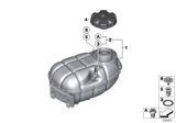 Diagram for BMW 328i GT Coolant Reservoir - 17137642158