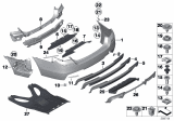 Diagram for 2013 BMW 535i Bumper Reflector - 63147842955