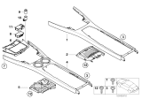 Diagram for BMW 750i Cup Holder - 51167152117