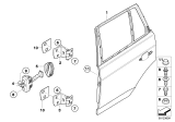 Diagram for 2009 BMW X3 Door Check - 41527176802