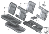 Diagram for 2014 BMW X6 M Seat Cushion Pad - 52207262294
