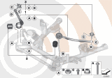 Diagram for 2004 BMW X5 Radius Arm Bushing - 31122180460