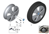 Diagram for 2015 BMW i3 Alloy Wheels - 36116852053