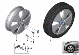 Diagram for 2016 BMW i3 Alloy Wheels - 36116852053