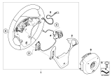 Diagram for 2004 BMW X3 Steering Wheel - 32303448451