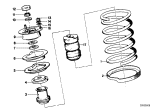 Diagram for 1975 BMW 3.0Si Coil Springs - 31331112869