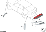 Diagram for BMW Bumper Reflector - 63147317253