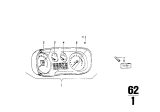 Diagram for BMW 3.0S Tachometer - 62111354462