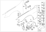 Diagram for BMW 745i Fender Splash Shield - 51718223376