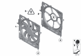 Diagram for 2014 BMW 640i Fan Blade - 17427647652