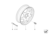 Diagram for 2003 BMW X5 Alloy Wheels - 36116750316