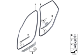 Diagram for BMW X1 Door Seal - 51722993435