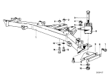 Diagram for 1977 BMW 320i Rear Crossmember - 33311121758