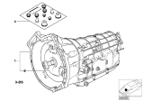 Diagram for BMW 530i Transmission Assembly - 24001421412