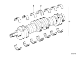 Diagram for 1988 BMW M6 Crankshaft - 11211307630