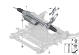 Diagram for BMW X6 Rack and Pinions - 32106889095