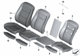 Diagram for BMW 525xi Seat Cushion Pad - 52109142357