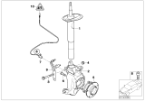 Diagram for 2009 BMW 650i Wheel Bearing - 31226765601