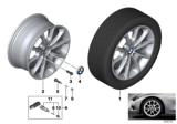 Diagram for BMW 430i Gran Coupe Alloy Wheels - 36116796250