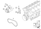 Diagram for 2006 BMW X5 Drive Belt - 11287631814