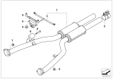 Diagram for 2009 BMW 550i Exhaust Hanger - 18207523966