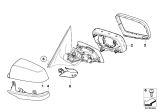 Diagram for 2010 BMW 650i Mirror Cover - 51167206631