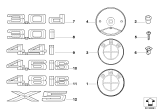 Diagram for 2000 BMW X5 Emblem - 51148402675