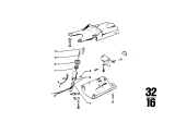 Diagram for 1973 BMW 3.0CS Ignition Switch - 61321355148