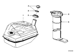 Diagram for BMW 530i Fuel Tank Sending Unit - 16121153507