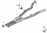 Diagram for 2019 BMW 750i xDrive Exhaust Pipe - 18308635594