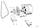 Diagram for 1980 BMW 633CSi Drive Belt - 12311268690